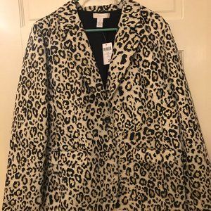 NWT  size 2 (12) Chicos Leopard print jacket